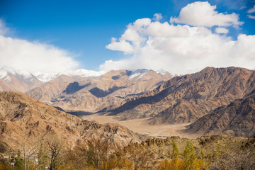 Mountain landscape in Ladakh, Indian Himalayas