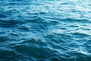 Foto auf Alu-Dibond Blaues Meerwasser Hintergrundtextur © nata777_7