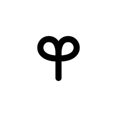Location icon. Map pin symbol. Logo design element
