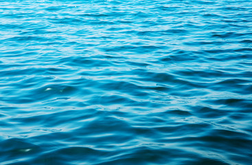 Blue sea water background texture