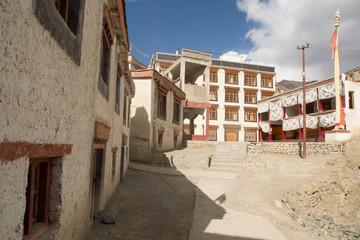 Hemish buddhist monastery in Ladakh, India