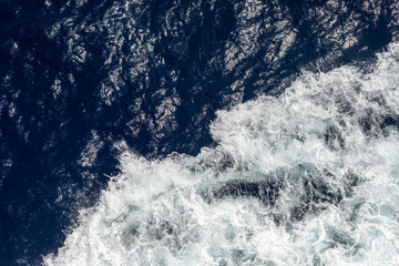 Fototapeta na wymiar wave ocean or sea water background.
