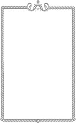 Frame, color gray, for the design of text and company documents