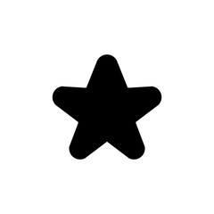 Star icon. Rating symbol. Logo design element