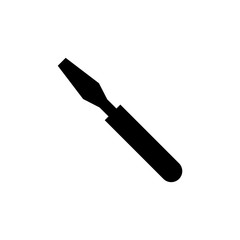 Screwdriver icon. Repair tool symbol. Logo design element