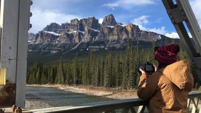 Castle Mountain is one of the most popular and photographed place in the Banff National Park in Canadian Rockies. Travel Alberta, Canada, Tourism, Bow Valley river, Lake Louise, Old 1A highway