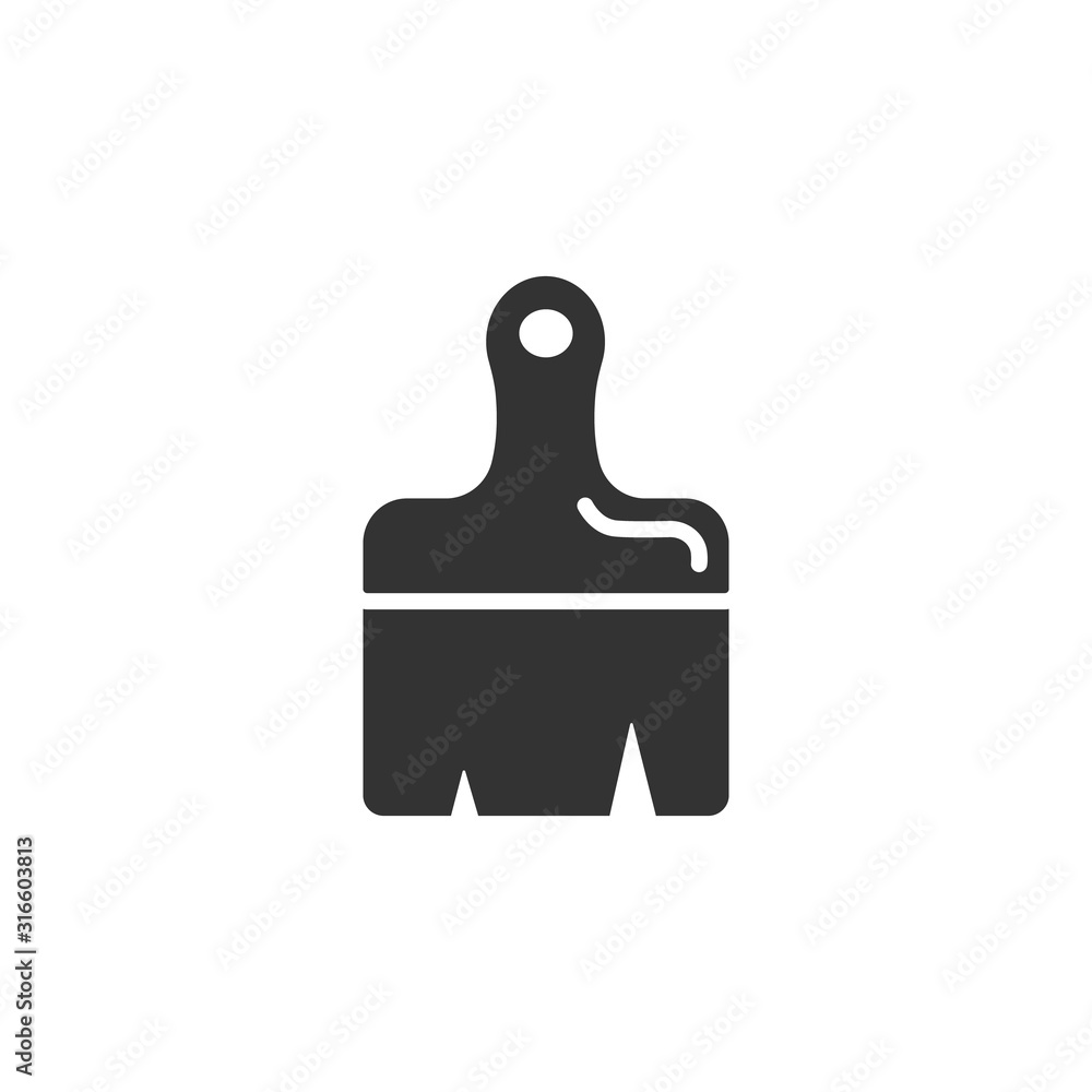 Poster brush, paint icon. simple vector drawing tools icons for ui and ux, website or mobile application