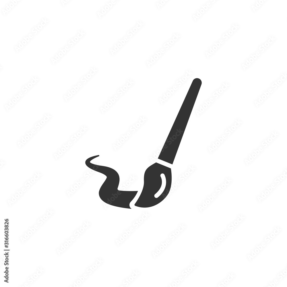 Aufkleber brush, paint icon. simple vector drawing tools icons for ui and ux, website or mobile application