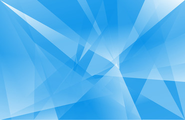 Background Geometric Blue Crystals Triangle Shape Vector