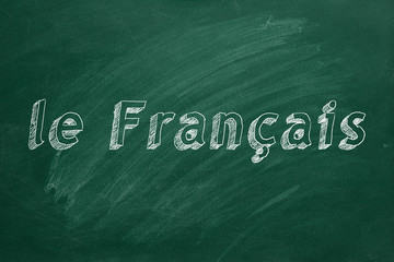 Obraz premium French learning concept