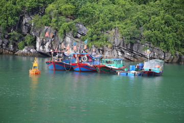 Fototapeta na wymiar Vietnam Fishing Boats