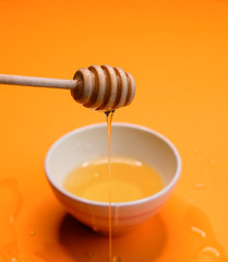 Agave syrup background.