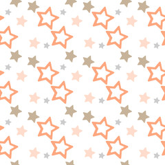 Star seamless pattern.Design template for wallpaper,fabric,wrapping,textile