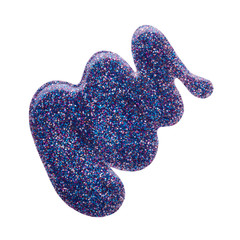 Blot of violet nail polish isolated on white