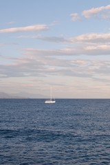 Obraz premium yacht in the sea