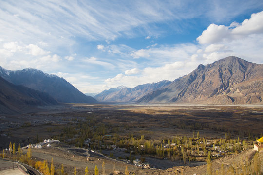 landscape in leh, Ladakh in indian Himalayas