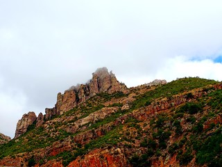 view of canyon in utah usa