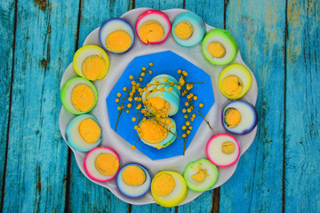 Obraz na płótnie Canvas Oeuf mimosa