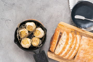 Roasted garlic