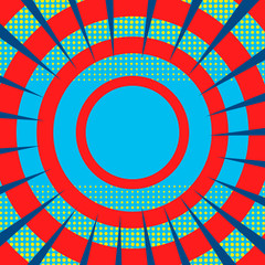 Abstract comic colorful background