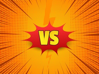 Comic duel and fight template