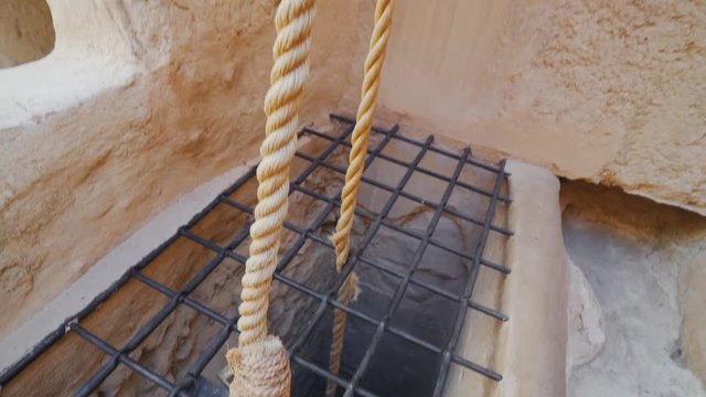 Water Well in Old Fortress in Nizwa, Oman