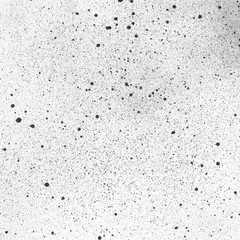Naklejka premium White background splattered by black paint. Square texture with spray speckle and splatter