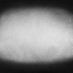 Vintage black and white noise texture. Abstract splattered background for vignette. Square frame template