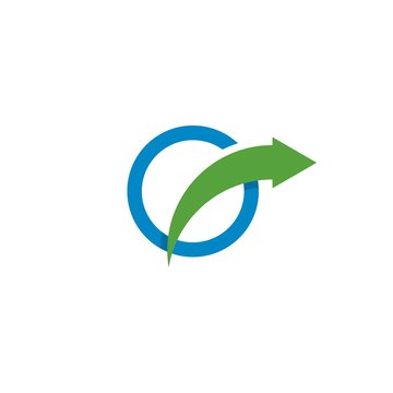 Arrows business vector illustration icon Logo Template