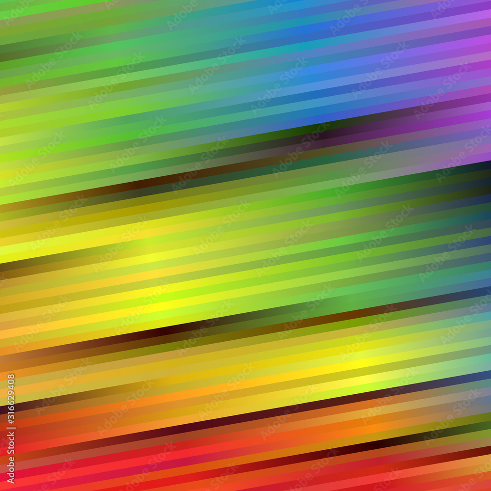Poster rainbow spectrum background of blurred slanting stripes. abstract vector backdrop