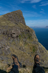 Faroe islands summer mountains