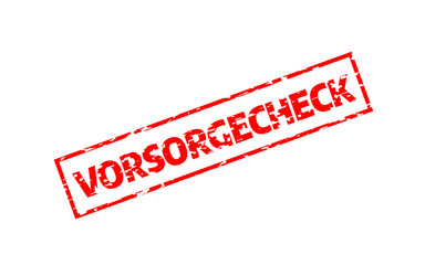 Stempel Vorsorgecheck