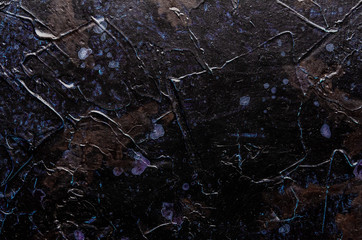 abstract Black dark leather background or texture