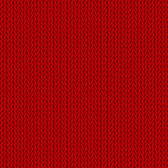 seamless pattern, knitted fabric, ornament for Christmas