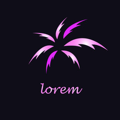 Fototapeta na wymiar modern and elegant logo design for spa and resort logo, symbol icon. abstract logo