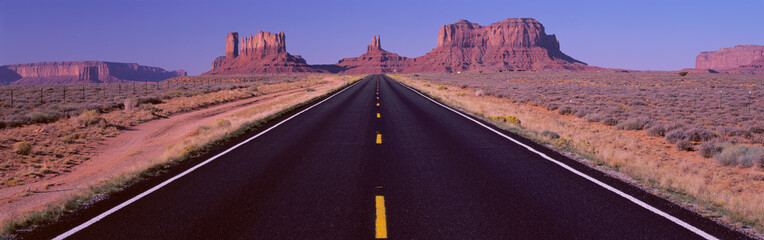 Famous Road to Monument Valley Arizona/Utah border area, Navajo Indian Reservation