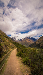 Fototapeta na wymiar Hiking trail in Andres mountain Peru