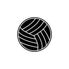 ball volleyball icon. Simple glyph, flat vector of camping icons for ui and ux, website or mobile application