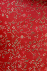 chinese floral pattern fabric