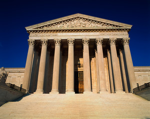 This is the United States Supreme Court against a blue sky.