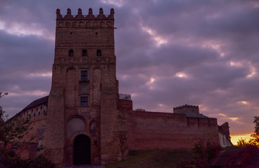 Landscape in a leisure park in the city of Lutsk..