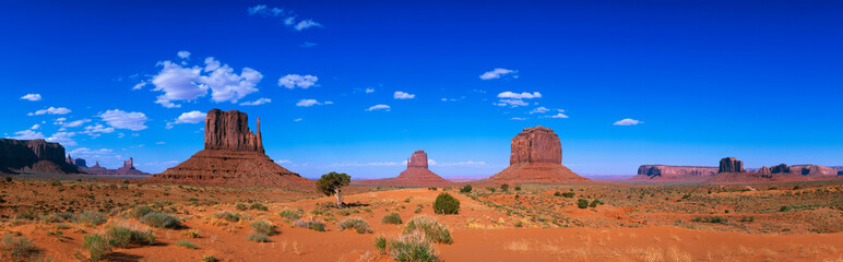 This is a 360 degree panoramic image of Monument Valley Navajo Tribal Park. © spiritofamerica