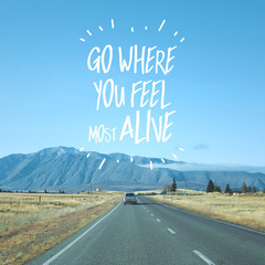 Inspirational motivational quote 