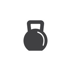 kettlebell icon, kettle icon