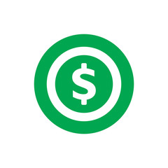 dollar icon, 