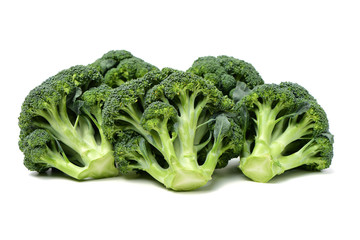 Broccoli vegetable on white background 