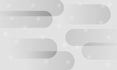 Obraz premium White and gray abstract geometric background. Texture with halftone elements. Modern vector design template.