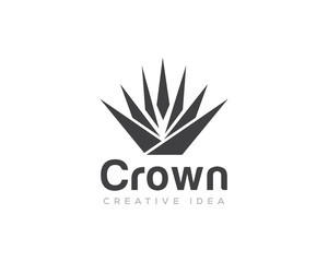 Crown Logo Design Vector