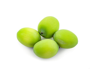 Lotus seed an Isolated on the white background