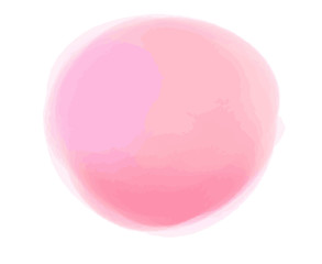 Digital watercolor spot on white. Colored aquarelle blotch on isolated background. Doodle for inscriptions. Watercolour splotch. Light blur stain